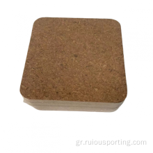 Cork Square Coaster Custom Design για ποτά